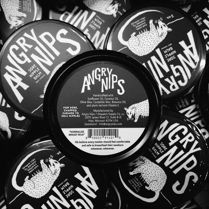 Angry Nips 100% Plant-Based Vegan Sore Nipple Balm - 2oz