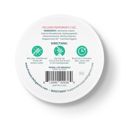 Primal Life Organics: Powdered Mineral Toothpaste, Fluoride - Free, Perfect For All Ages - The Tribalist