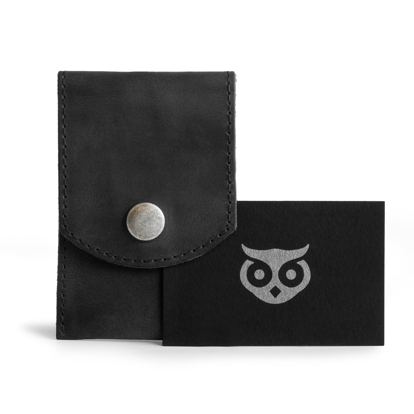 Hide & Drink Full-Grain Leather Double Nail Clipper Case: Handmade