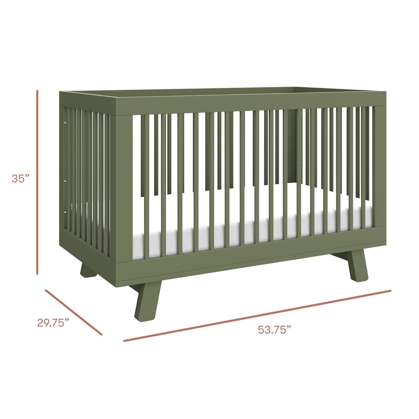 Babyletto Hudson 3-in-1 Crib: GREENGUARD Gold Purity