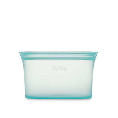 Zip Top Reusable Food Storage Bag: Platinum Silicone Sandwich Bag
