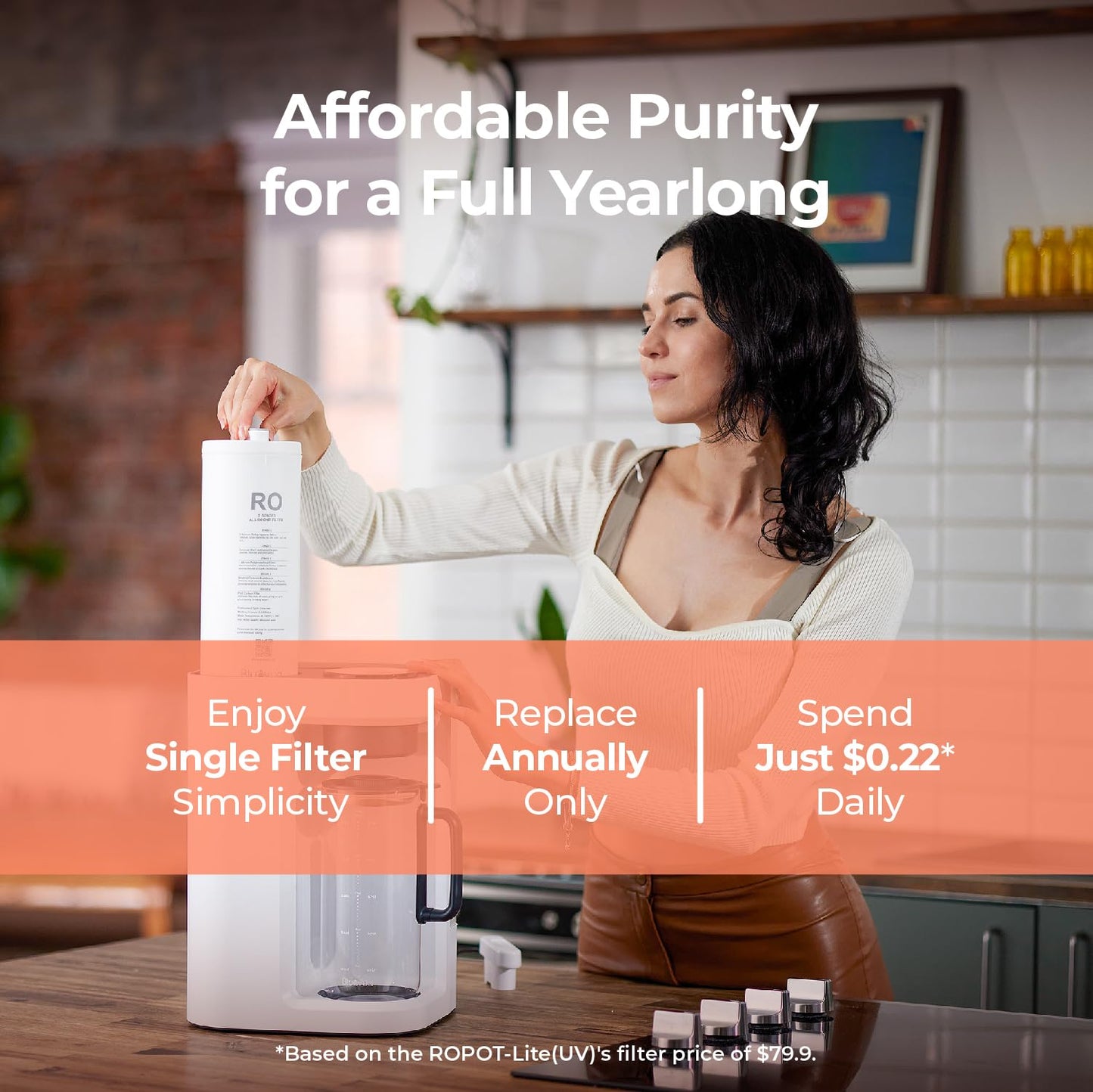 WQA Certified: Eliminate 99.9% of PFAS and Toxins with Bluevua's Efficient 3:1 RO System