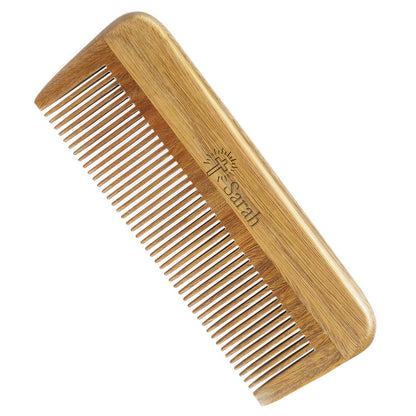 Handmade Green Sandalwood Wooden Comb, Anti-Static & Vegan – Onedor
