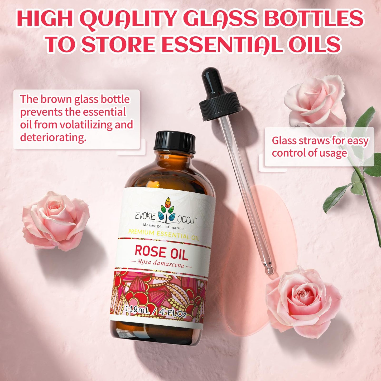 EVOKE OCCU: 100% Pure Clary Sage Essential Oil, 4oz