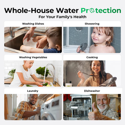 Compact Whole-House PFAS & Lead Water Filter, 2-Stage – iSpring WGB21B-PFKS