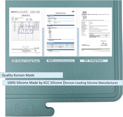 Cozymomdeco 14.3" x 9.7" Korean Silicone Board: 5mm Thick & Foldable.