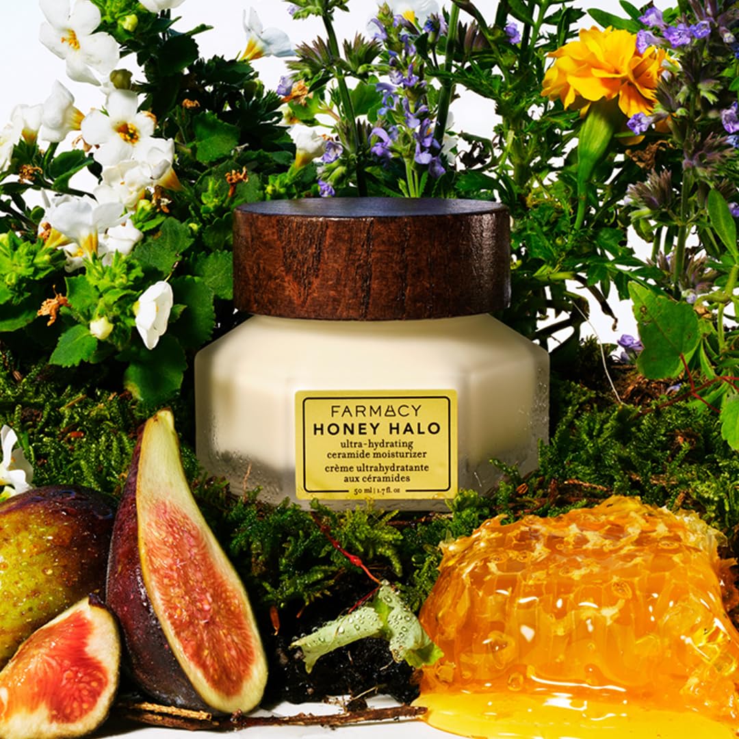 Farmacy Honey Halo Ceramide Face Moisturizer: Buckwheat Honey & Propolis