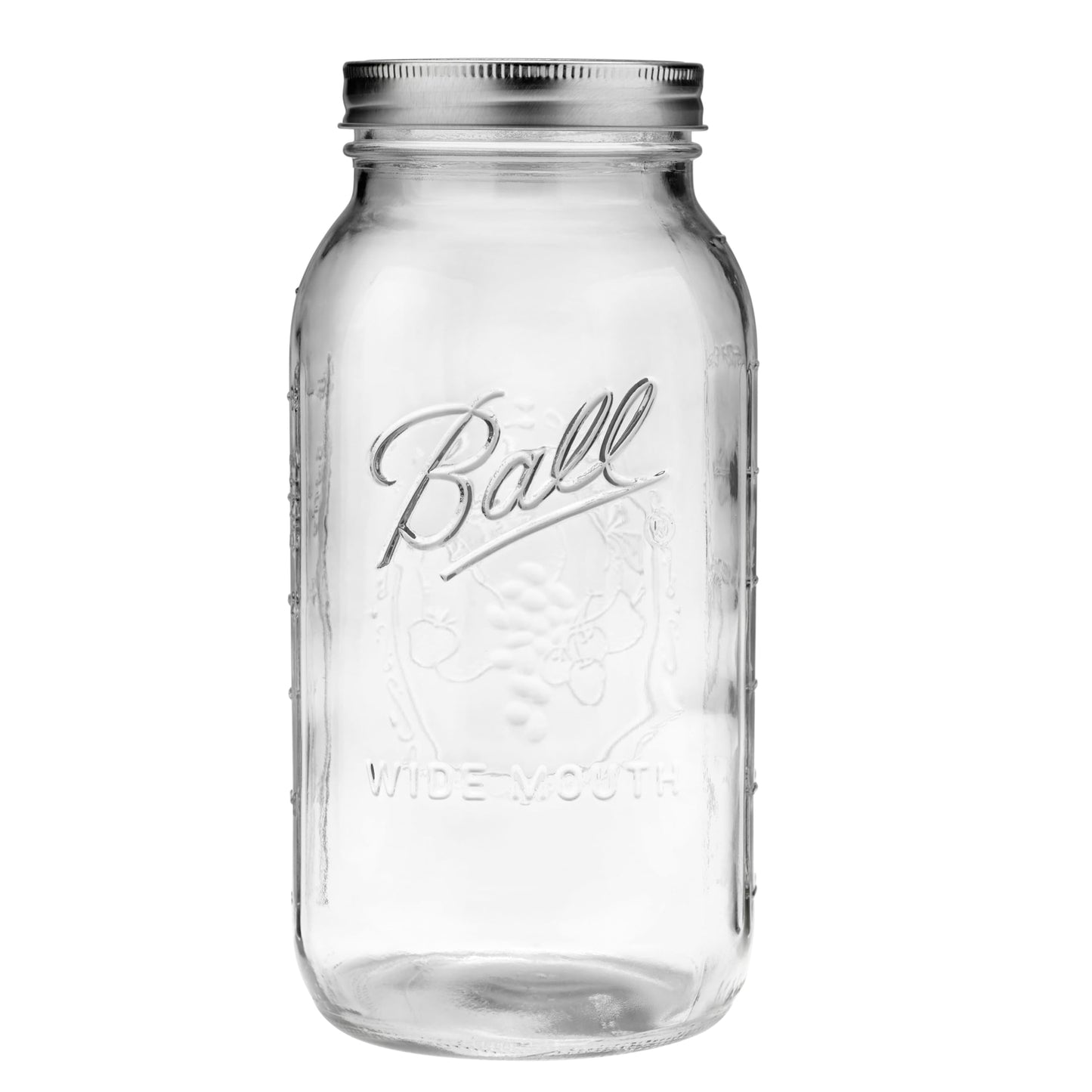 Quilted Glass Jelly Jars, 8 oz, BPA-Free, 12-Count - Ball