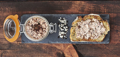 Le Parfait Super Terrine Jar - 4oz (Pack of 4) French Glass