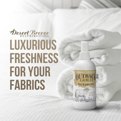 Outback Gold Natural Linen Spray & Fabric Freshener: Lavender & Vanilla