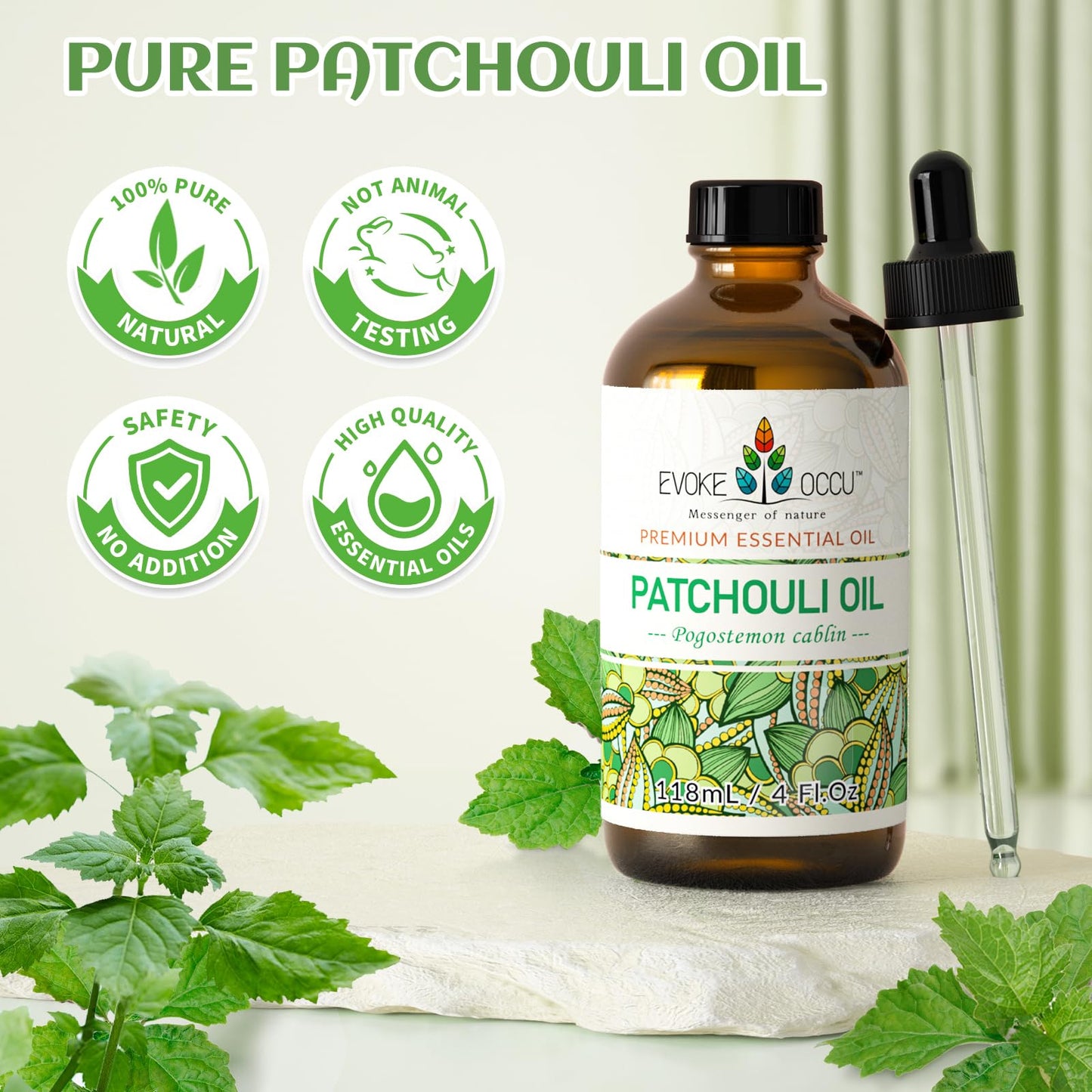 EVOKE OCCU: 100% Pure Clary Sage Essential Oil, 4oz