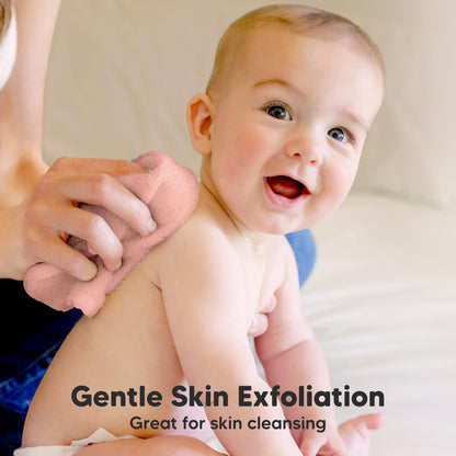 KeaBabies Bamboo Washcloths: 500GSM Ultra-Soft 6-Pack