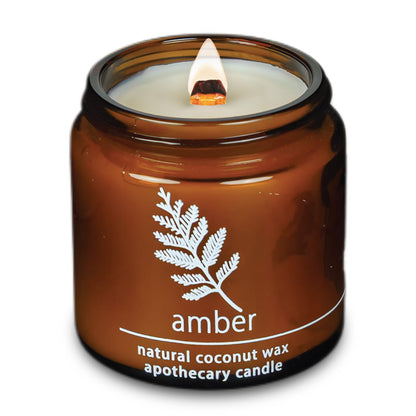 Non-Toxic Coconut Wax Candle: Signature Crackling Wood Wick, Phthalate-Free, 60-Hour Clean Burn