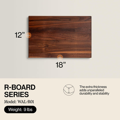 John Boos R-Board Series Maple Cutting Board (24”x18”x1.5”)