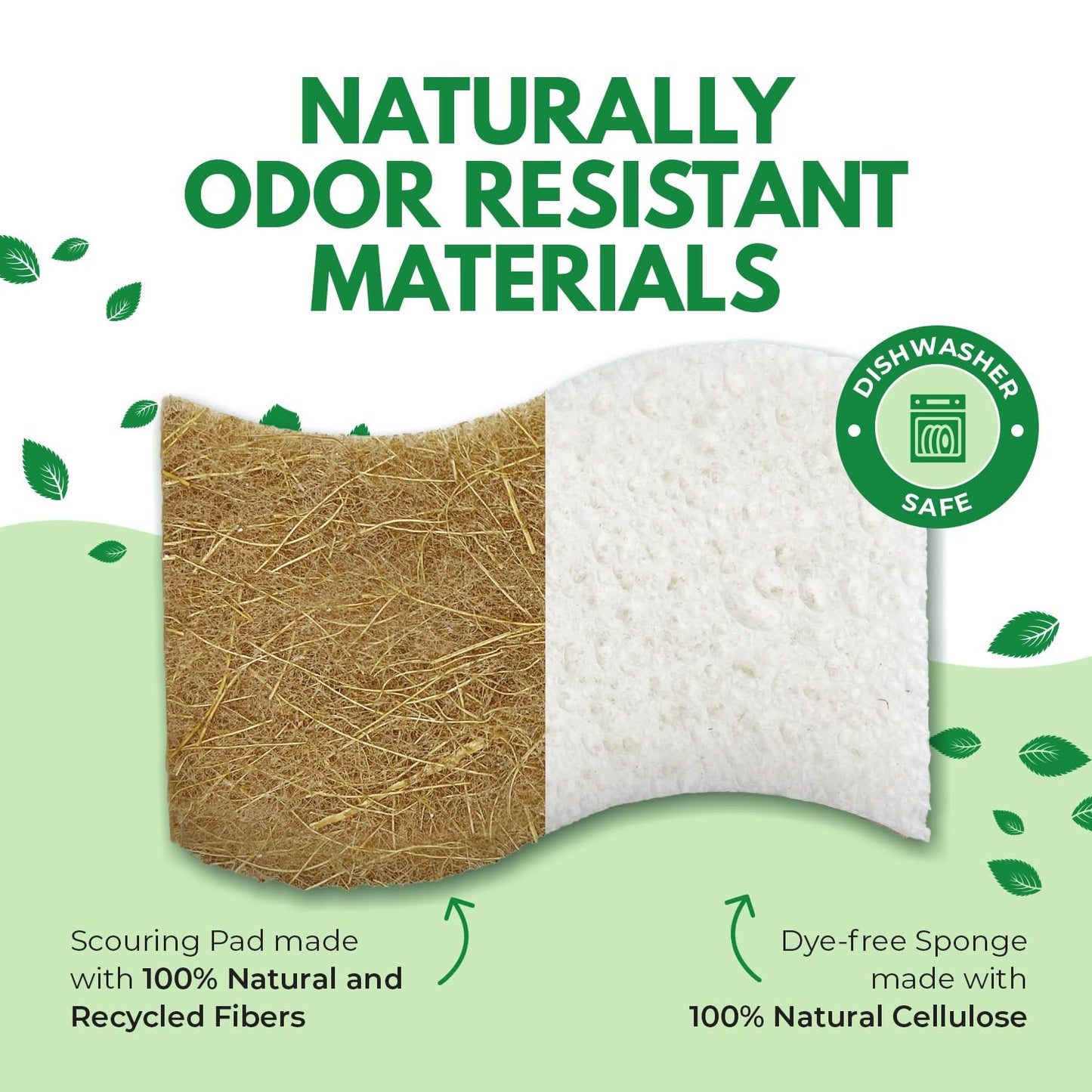 Airnex Biodegradable Natural Kitchen Sponge (24 Pack)