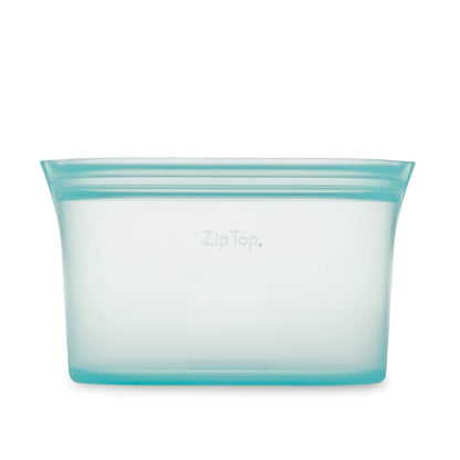 Zip Top 100% Silicone Reusable Food Storage Set (8‑Piece, Teal) | TRUE Shift Zero‑Plastic Meal Prep Set