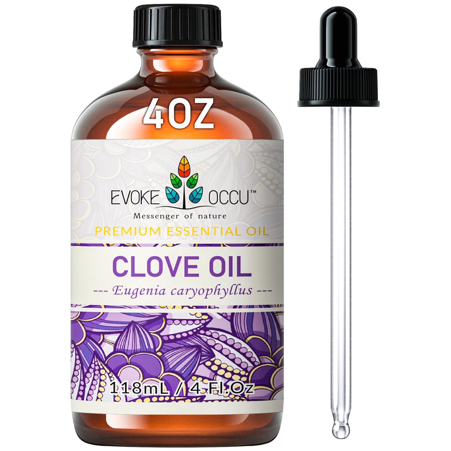 EVOKE OCCU 100% Pure Clary Sage Essential Oil: 4oz Value Size