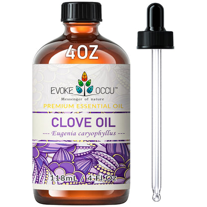 EVOKE OCCU 100% Pure Clary Sage Essential Oil: 4oz Value Size