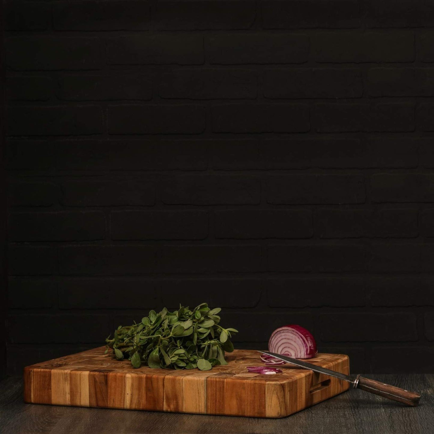 Teakhaus Butcher Block - Extra Large End-Grain Teak Cutting Board