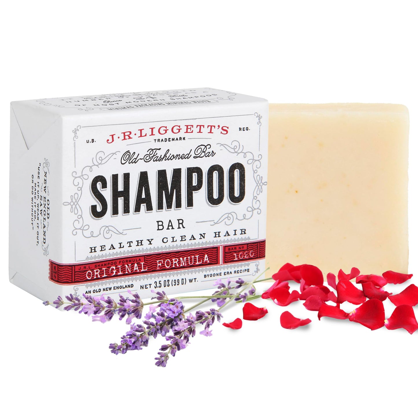 J·R·LIGGETT'S All-Natural Shampoo Bar: Tea Tree, Jojoba & Peppermint