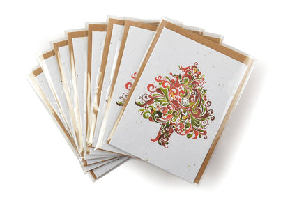 Grows When Planted: Eco-Friendly Seed Paper Cards Made from 100% Post-Industrial Recycled Paper