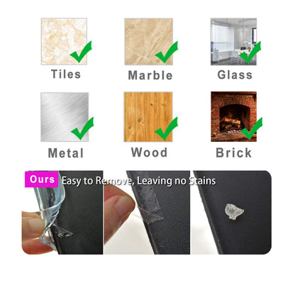 Angloria 100% Silicone Edge Protector: Clear Soft Table Guard