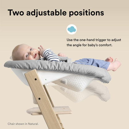 Stokke Tripp Trapp Solid Beechwood Chair with Newborn Set Bundle