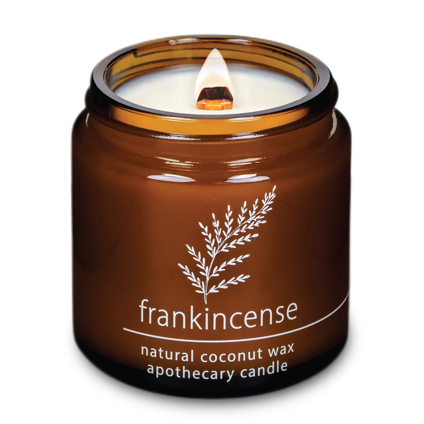 Non-Toxic Coconut Wax Candle: Signature Crackling Wood Wick, Phthalate-Free, 60-Hour Clean Burn