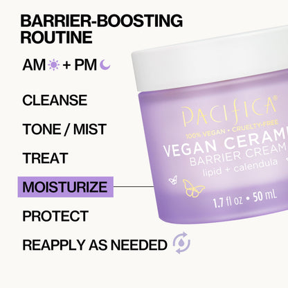 Fragrance-Free Vegan Ceramide Barrier Cream – Pacifica