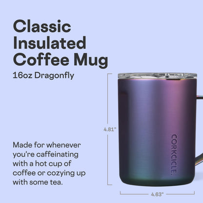 Corkcicle Classic 16 oz Triple-Insulated Stainless Steel Mug