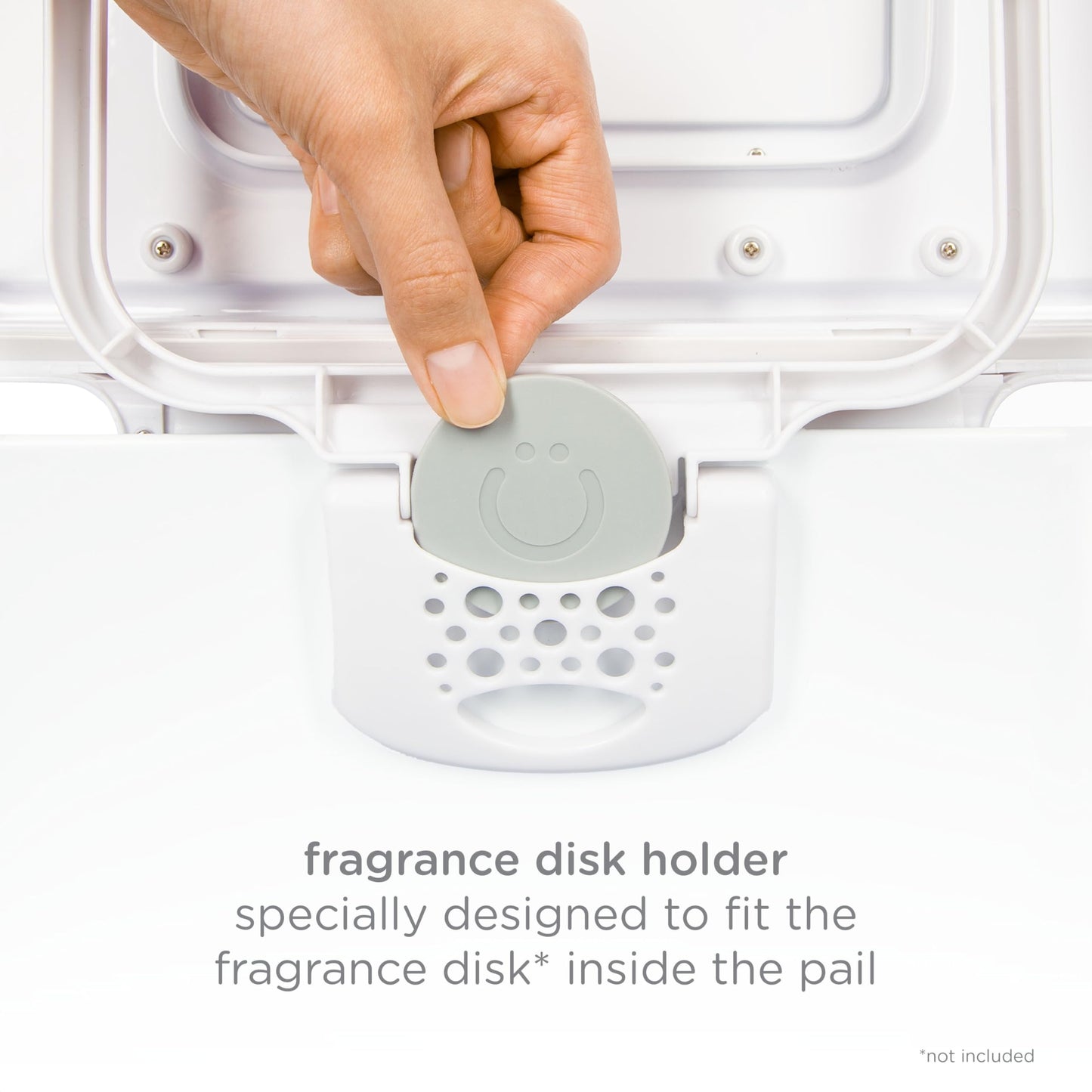 Ubbi Steel Diaper Pail: Powder-Coated Odor-Locking Bin