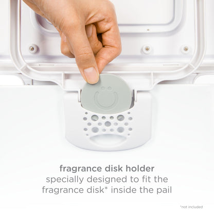 Ubbi Steel Diaper Pail: Powder-Coated Odor-Locking Bin