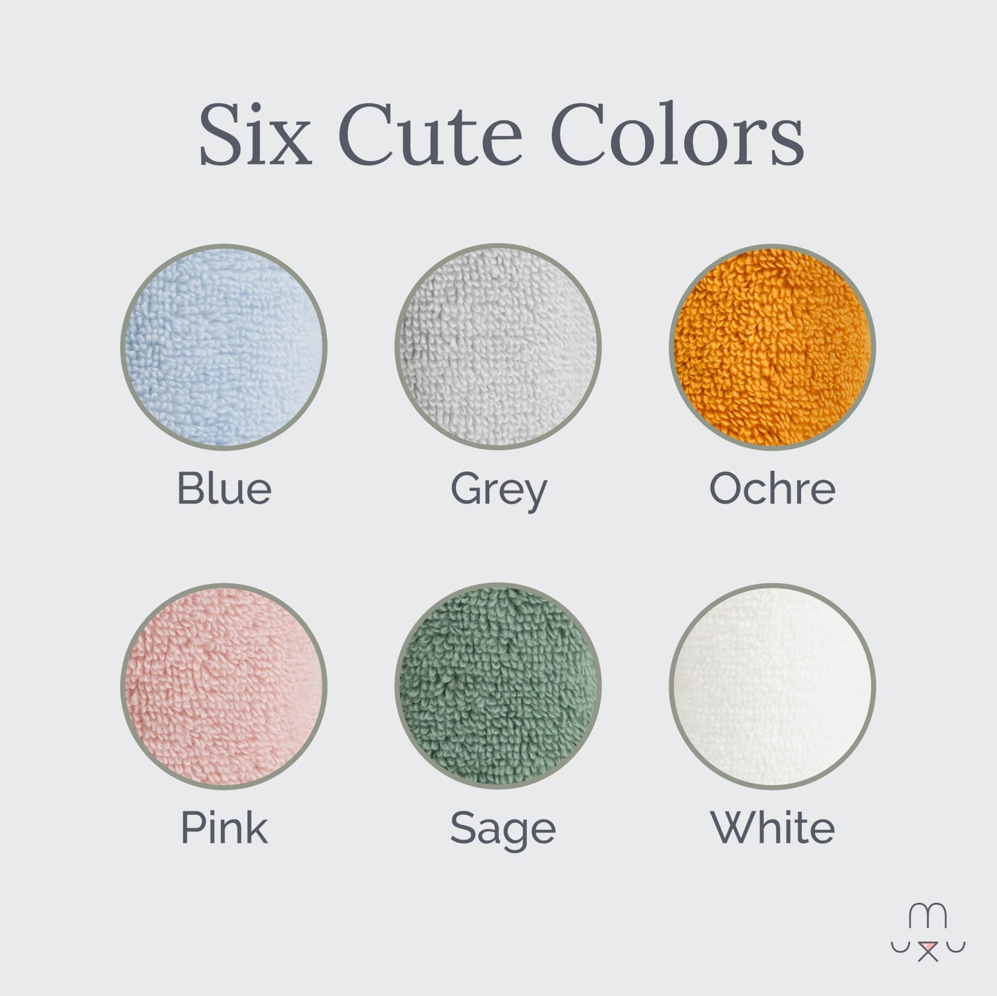 Natemia Organic Baby Washcloths: GOTS Certified 5-Pack Set