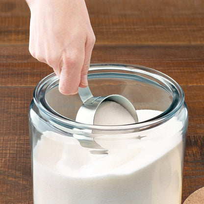 Anchor Hocking Montana Glass Jars with Fresh Sealed Lids, Brushed Metal, 64 oz (Set of 2)