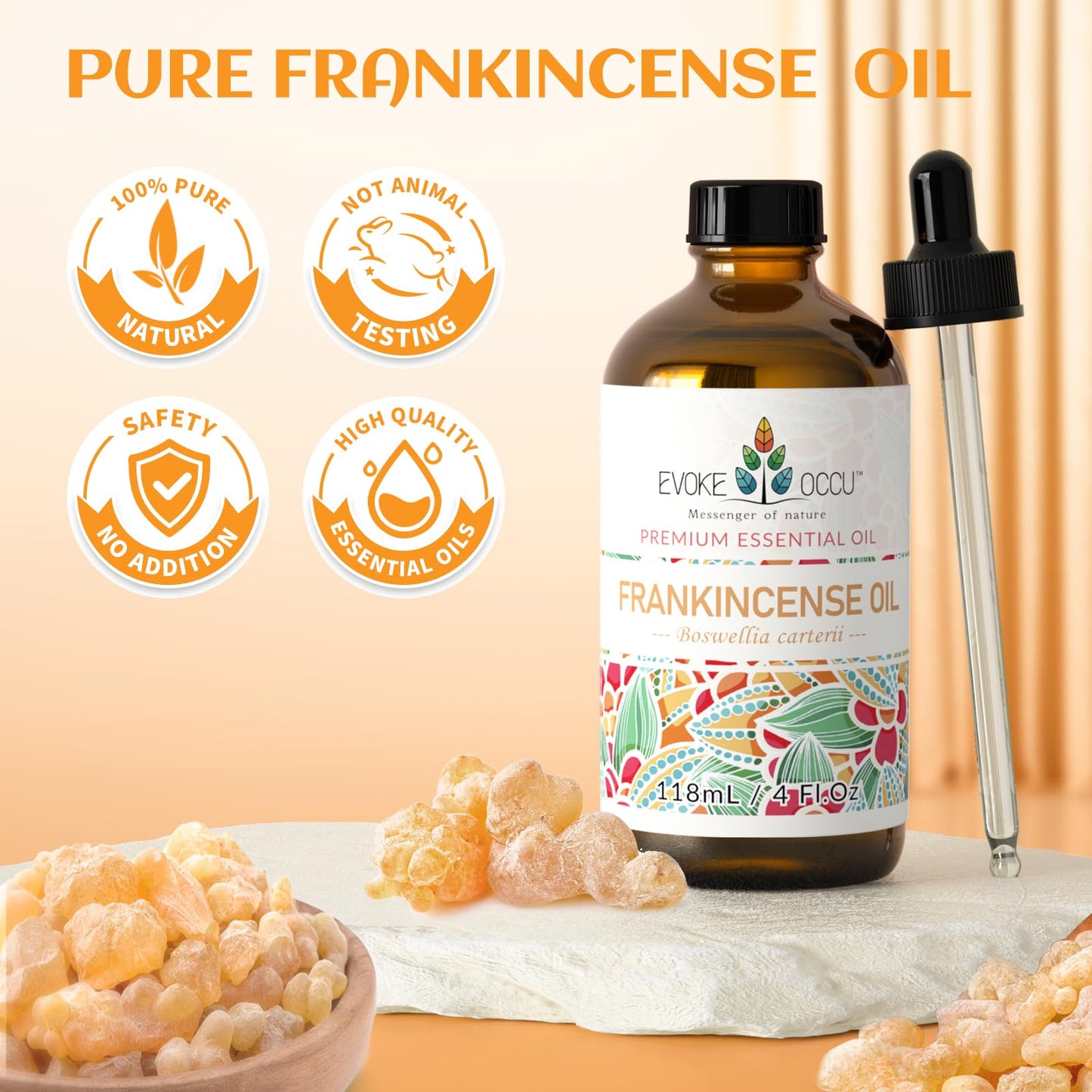 EVOKE OCCU: 100% Pure Clary Sage Essential Oil, 4oz
