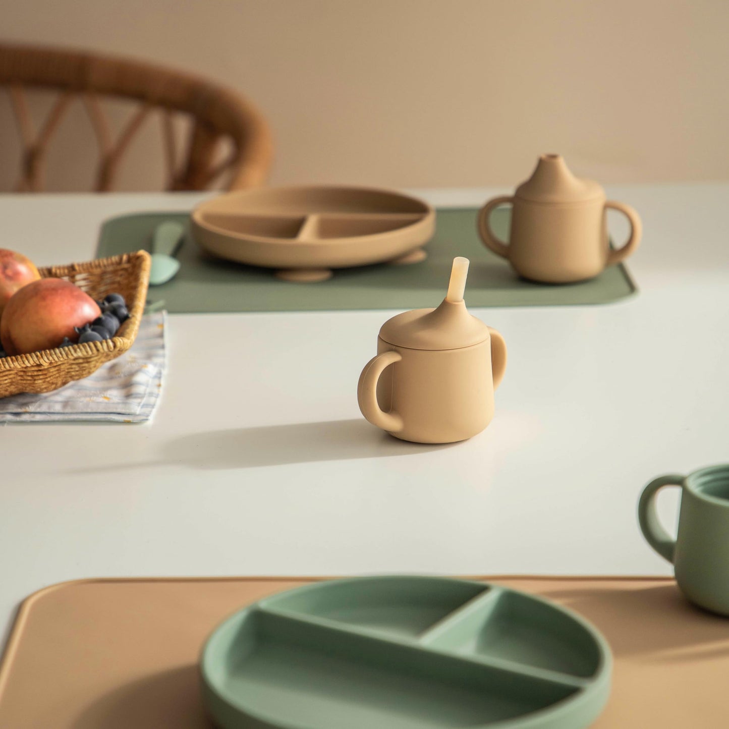 Moonkie 3-in-1 Food-Grade Silicone Training Cup (4 oz)