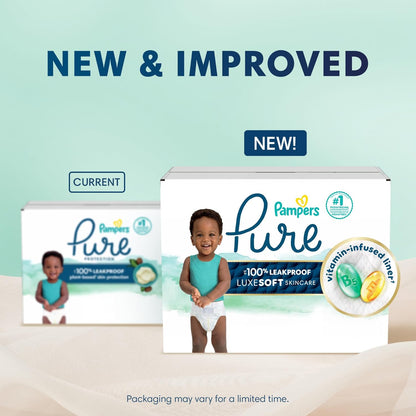 Pampers Pure Protection Diapers: Premium Plant-Based Skin Care
