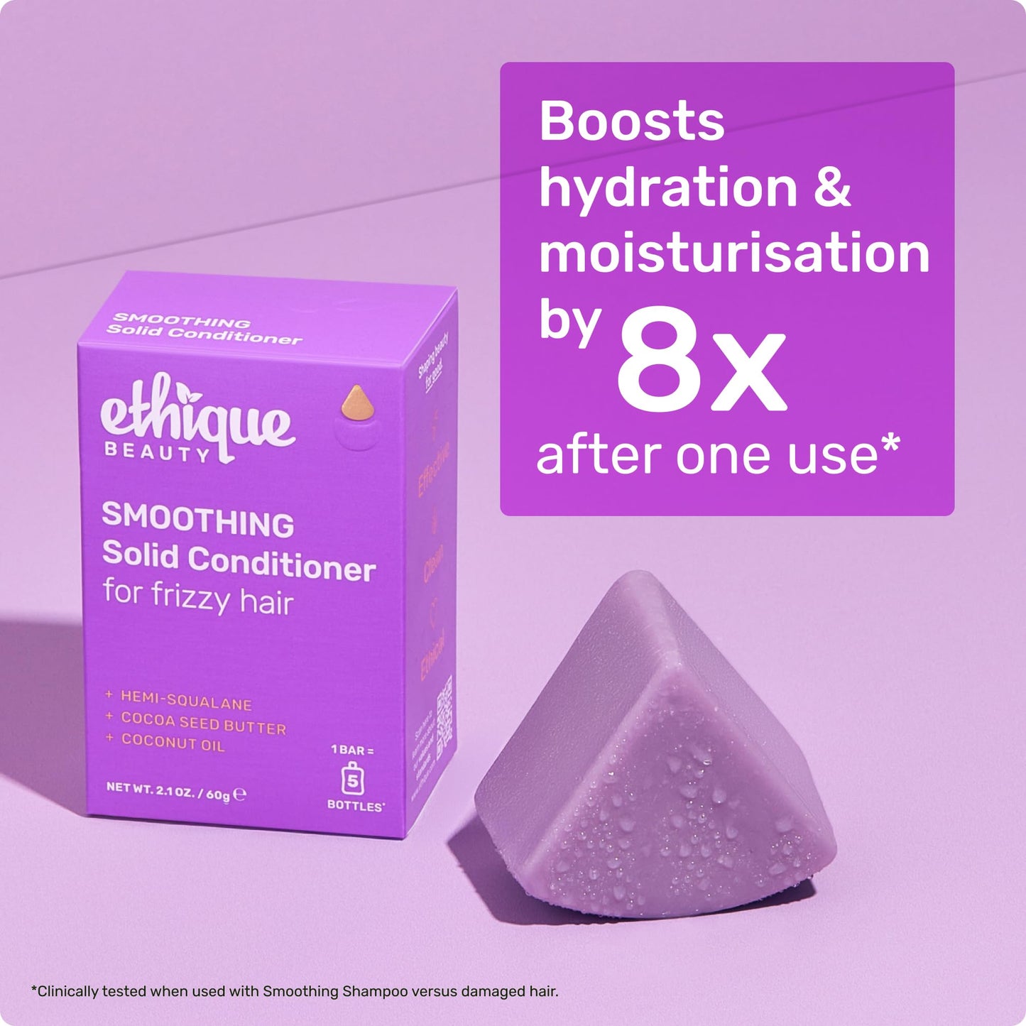 Ethique "Curliosity" Shea Butter Conditioner Bar: Plastic-Free