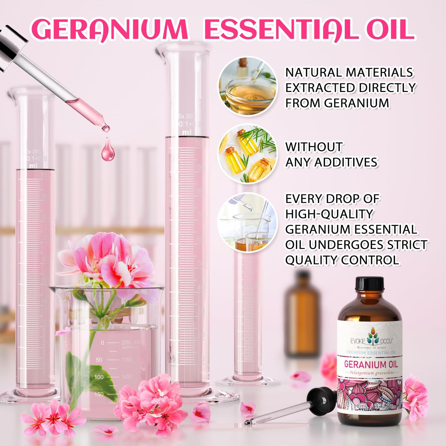 EVOKE OCCU 100% Pure Clary Sage Essential Oil: 4oz Value Size