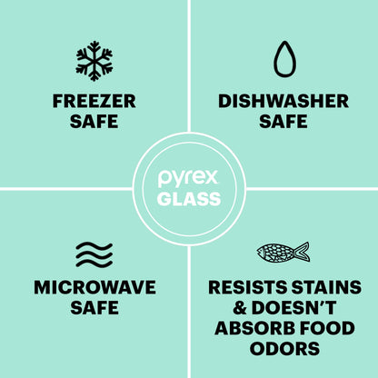 Pyrex Simply Store 4-Cup Glass Food Storage Container