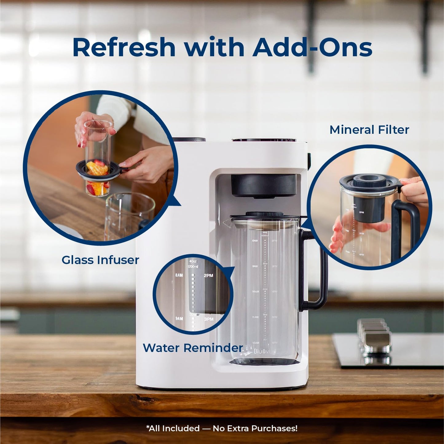 WQA Certified: Eliminate 99.9% of PFAS and Toxins with Bluevua's Efficient 3:1 RO System