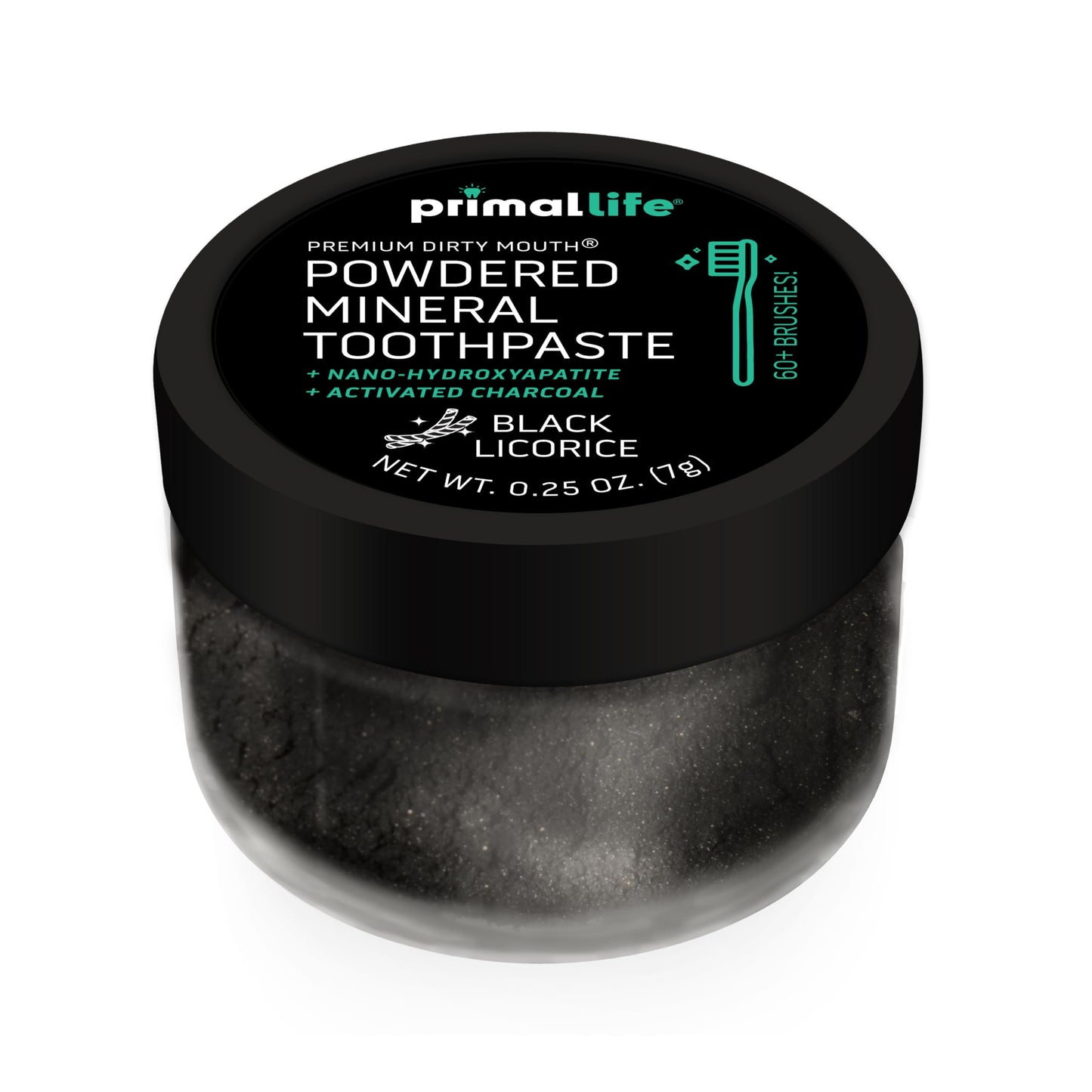 Primal Life Organics Dirty Mouth Toothpowder: Sweet Bubblegum 0.25 oz