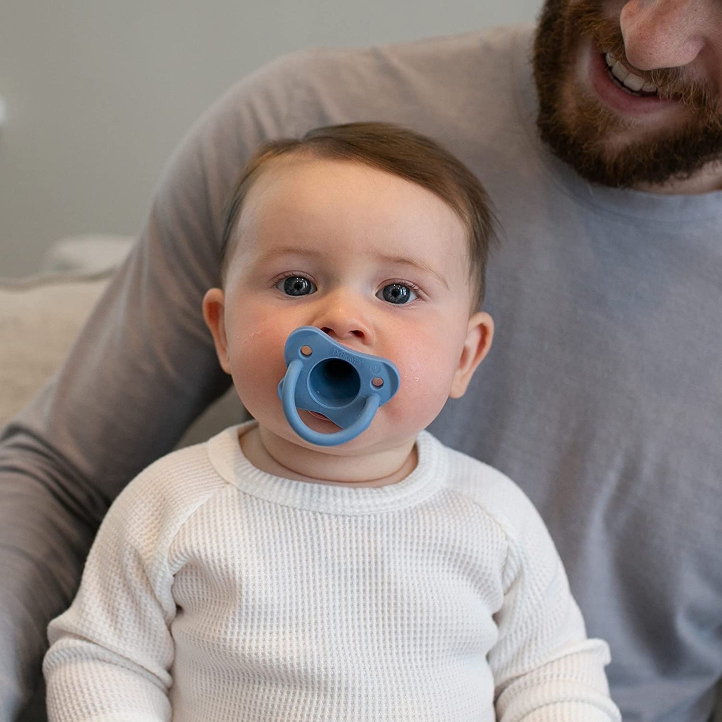 Dr. Brown's HappyPaci Silicone Pacifier: 100% Medical-Grade One-Piece