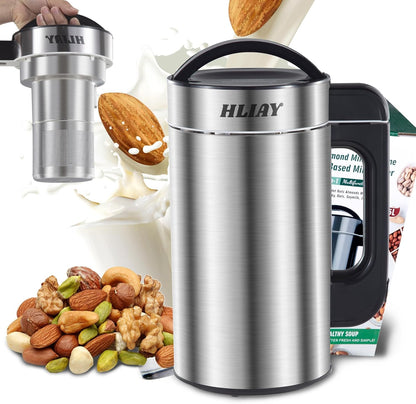 Automatic Nut Milk Maker Machine: 100% Food Grade Stainless Steel
