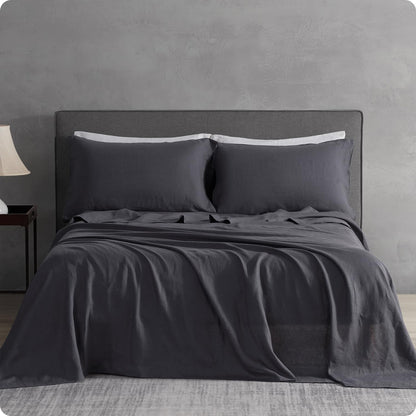 DAPU Pure Linen Sheets Set • 100% French Linen | TRUE Shift Breathable Bedding