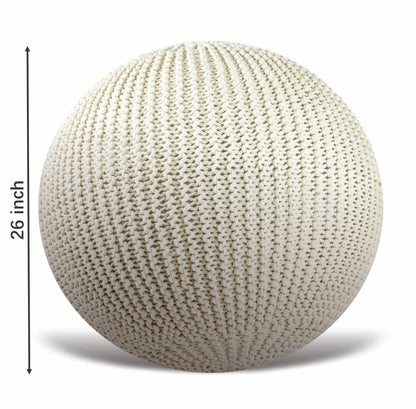 Natural Cotton Rope Ball Cover: Handmade Chemical-Free Comfort
