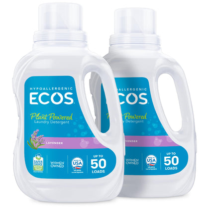 ECOS Plant-Powered Free & Clear Hypoallergenic Laundry Detergent