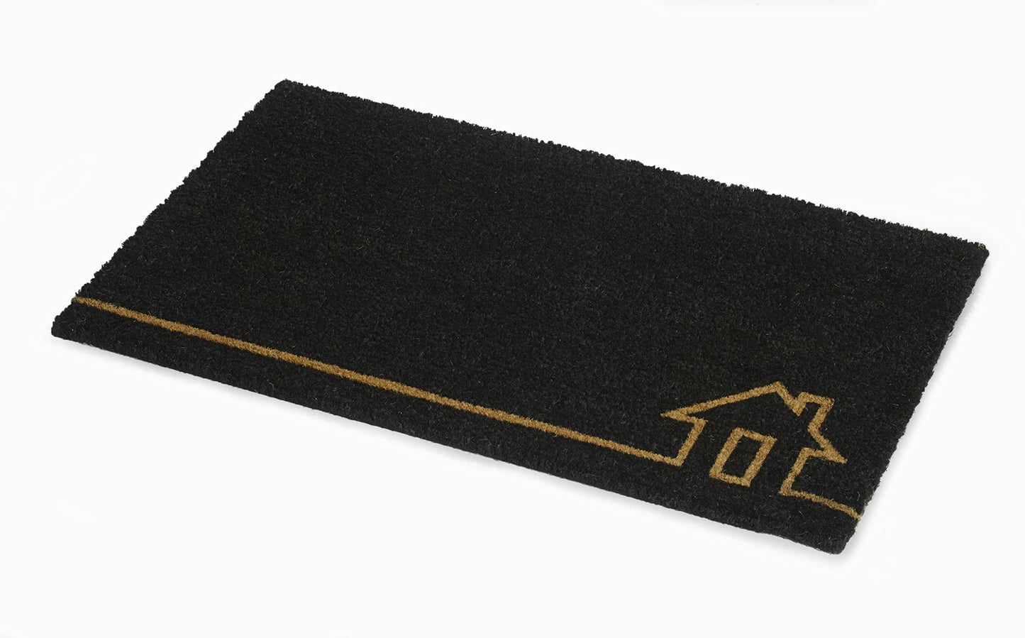 Fab Habitat Minimalist Natural Coir & Rubber Non-Slip Doormat