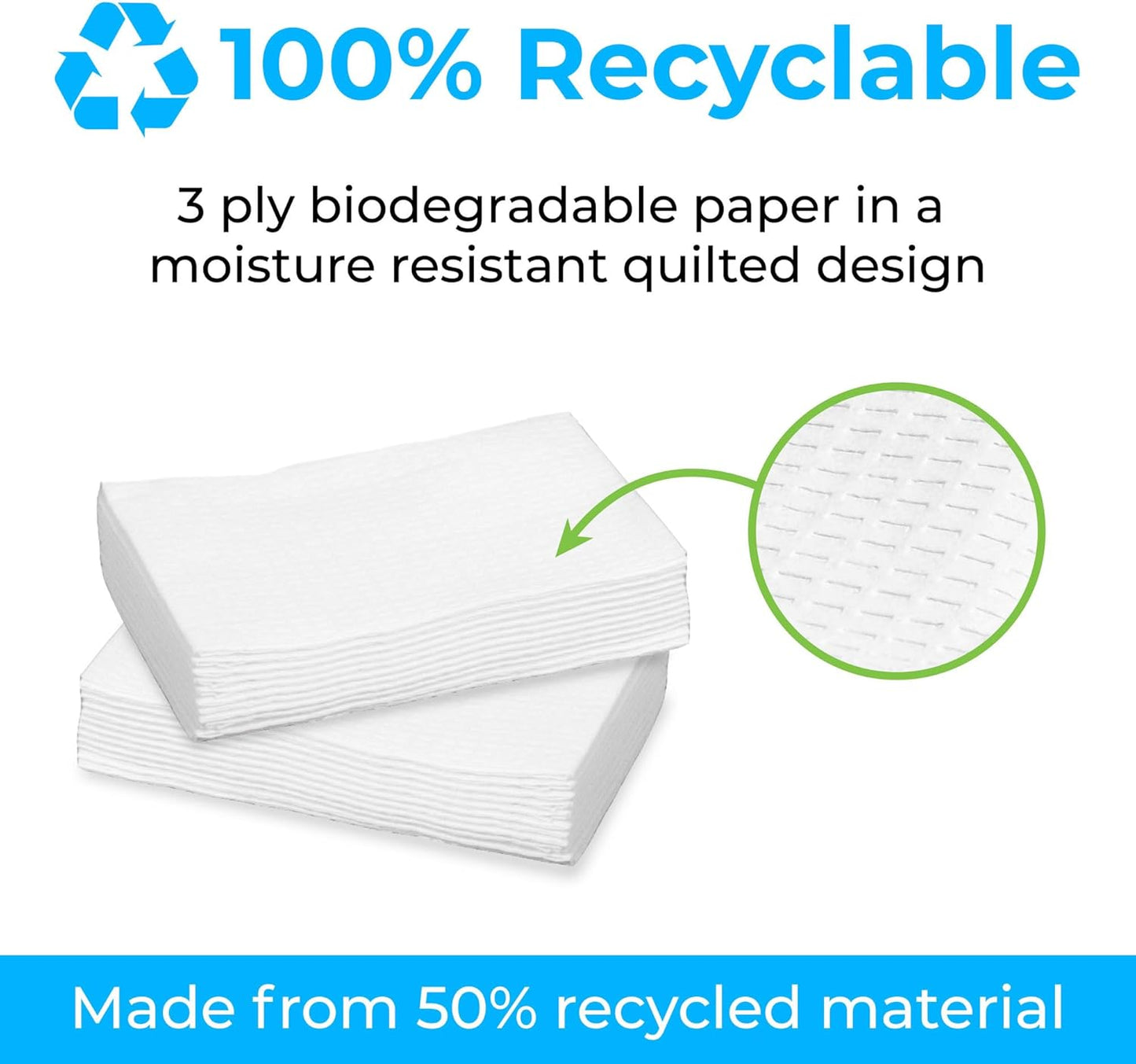 KoalaKare Sanitary Bed Liners: 3-Ply Biodegradable Protection