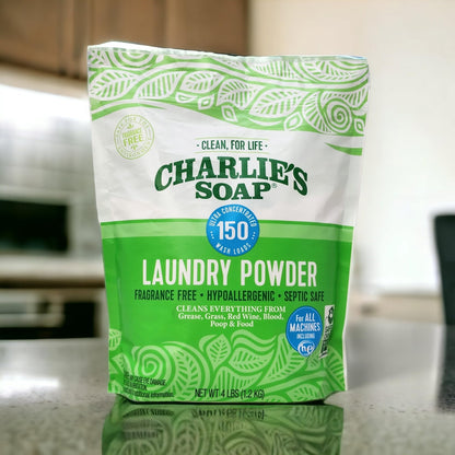 Charlie’s Soap Fragrance-Free Hypoallergenic Deep Cleaning Laundry Powder